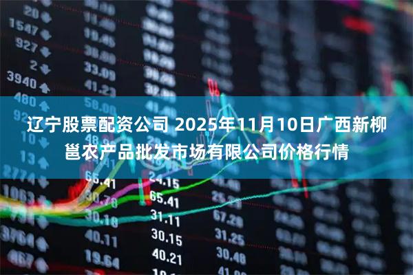 辽宁股票配资公司 2025年11月10日广西新柳邕农产品批发市场有限公司价格行情